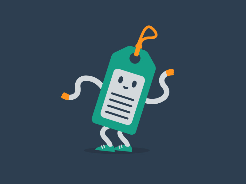 Price tag icon by Nitzan Klamer on Dribbble