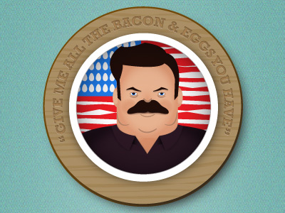 Ron F-----g Swanson fun project parks and recreation ron swanson