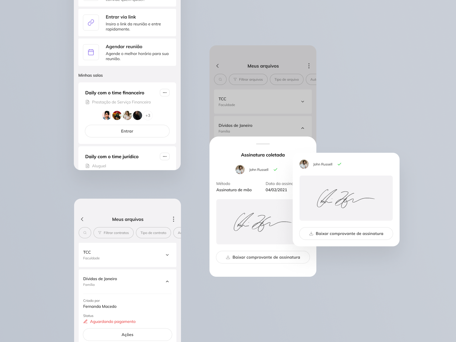 Signature Collect UI App By Lucas Cruz On Dribbble