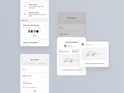 Signature Collect - UI App app clean lucas cruz minimalism signature ui