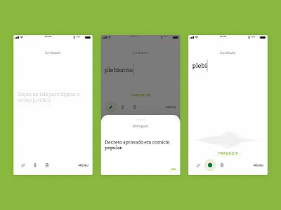 Mobile App Concept - Contract Translator, Reclame Aqui app contract interaction ios mobile sound ui ux white