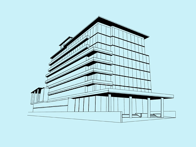 Building architecture estate real silhouette