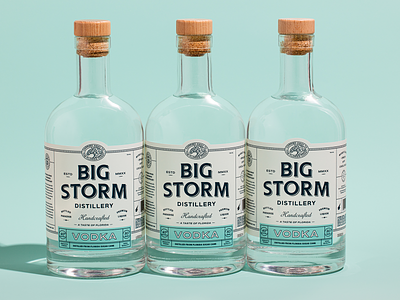 Big Storm Distillery distillery packaging vodka