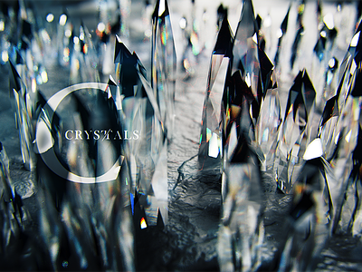 C is for crystals 3d 3dart abberations abstract arnold c4d crystals dailyrender everydays glass maxon render