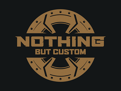 Nothing But Custom Logo auto service automotive automotive logo brand brand identity branding custom design illustrator logo typography vector visual identity