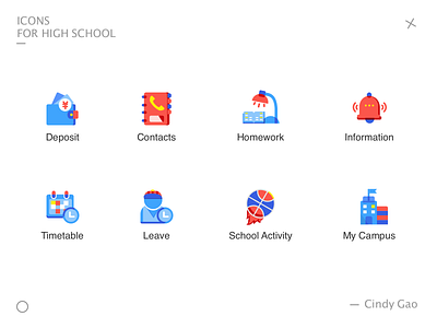 Education Icon For High School APP