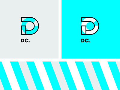 DC. branding creative identity letter logo