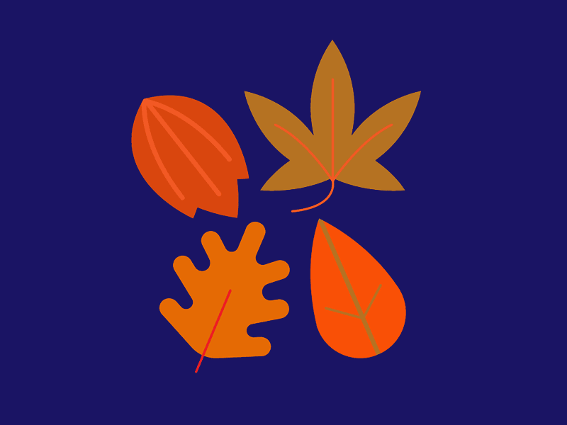 A New Leaf animation gif illustration loop