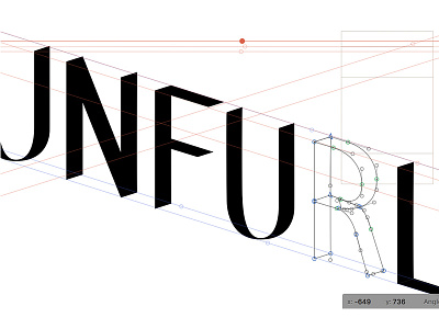 Unfurl logomark lettering logomark type typography work in progress