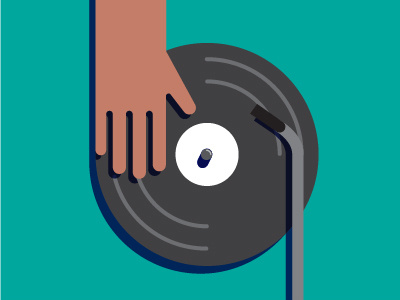 Record Store Day 2017 illustration music records vector