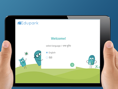 Edupark - smart classrooms tab ui ux ui ux design