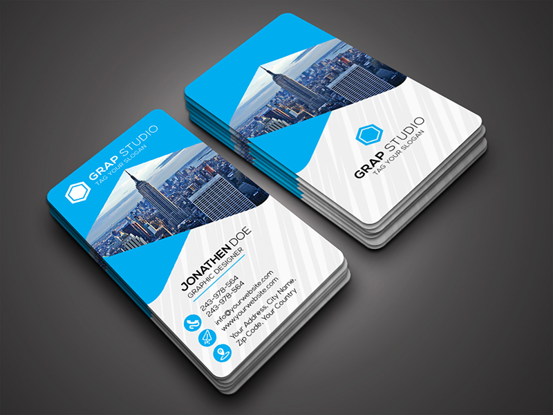 Corporate Business Card by Md Rakibul Islam on Dribbble