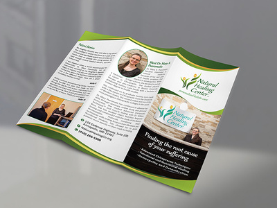 Natural Healing Tri-Fold Brochure Design