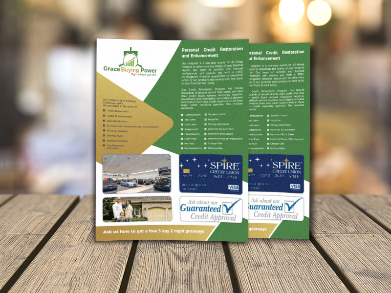 Corporate Flyer Template flyer design postcard invite print horizontal modern vector branding illustration business card clean card dribbble corporate professional personal design brand creative business