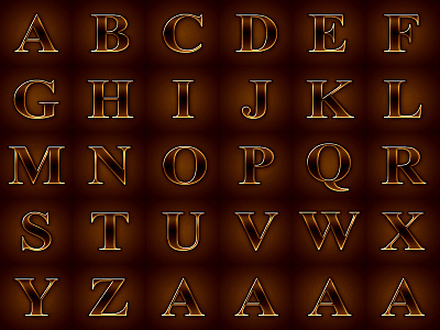 Word Game Bitmap Font Effects