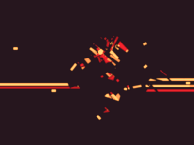 Abstracted Explosion 80s background retro