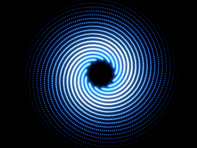 Sorta Something circle experiment gradient rings