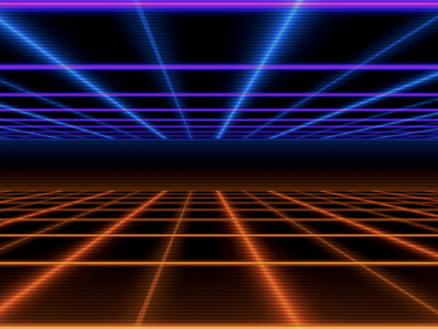 Chronic 80's Nostalgia 80s futurism grid retro retrowave synthwave