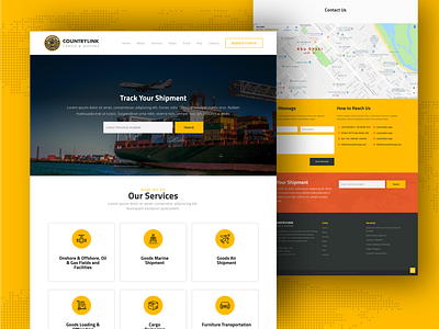 CountryLInkCargo Website webdesign website