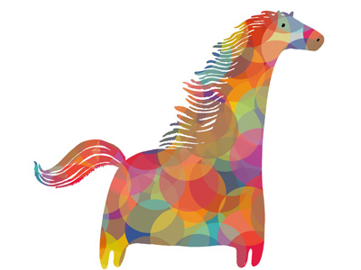 Picolo child children childrens colorful digital giraffe graphic horse hybrid illustration kid kids t shirt web