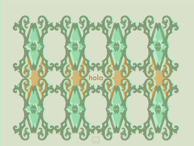 hola drawing hand line pattern textile