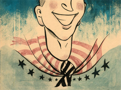 Ballew america american cartoon character illustration man person portrait pot president usa