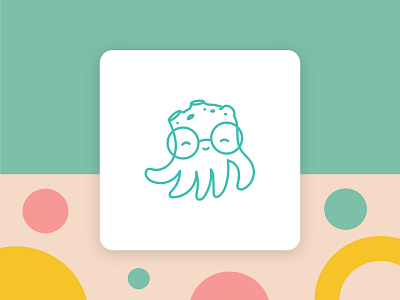 Planetopus app children childrens illustration education flat graphicdesign icon illustration kids learning learning app line logo mark mobile nerd octopus service ui web