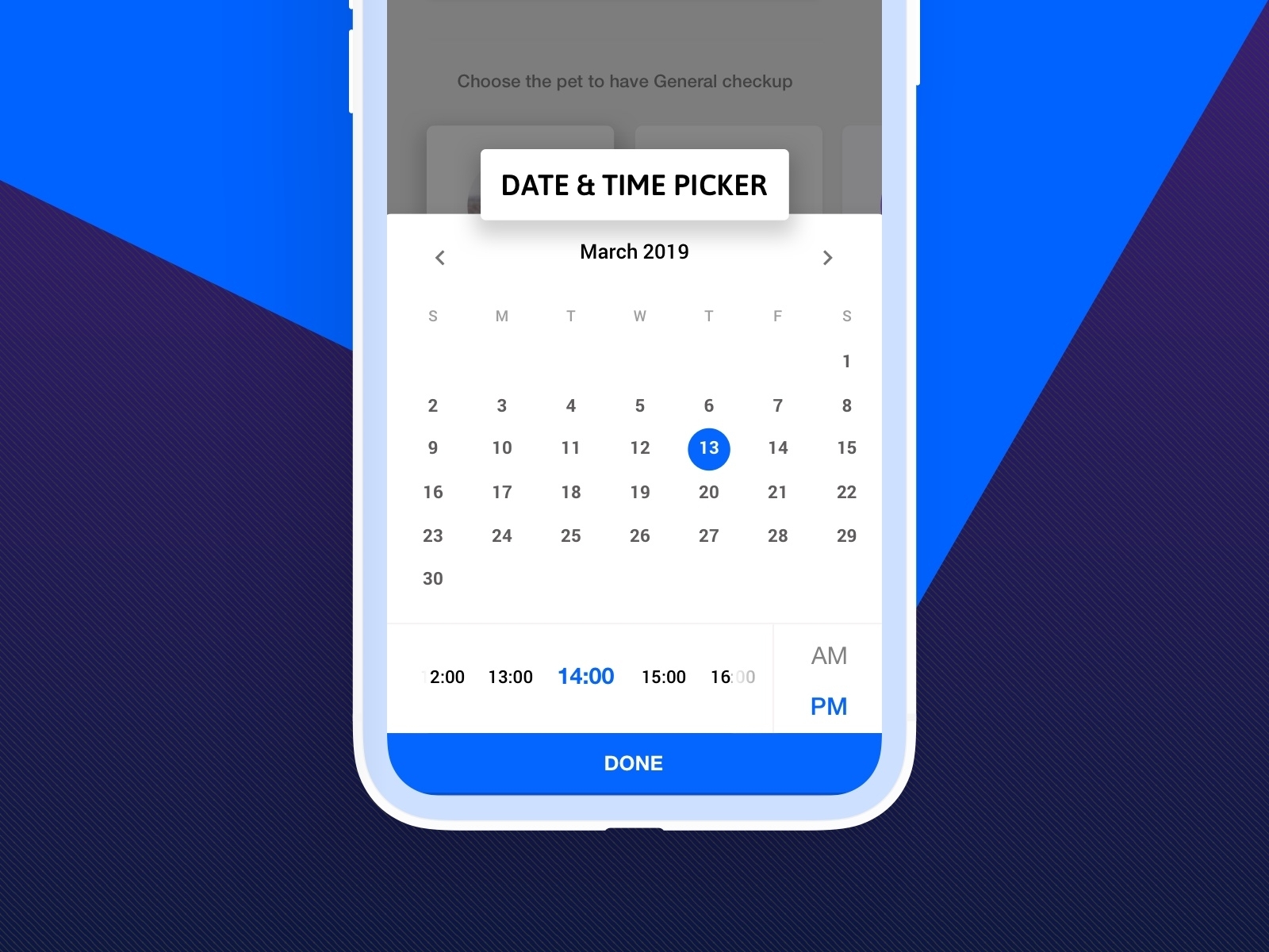 Date and Time picker UI by Prem kumar on Dribbble
