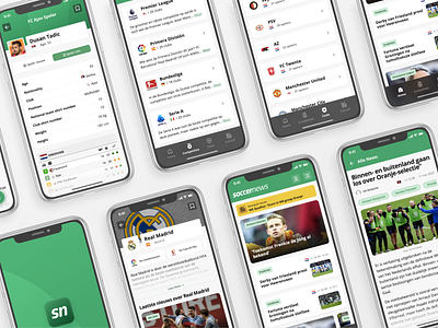 News iOS App Design editorial football app ios app ios app design mobile app design news app product design publishing soccer app ui ui design user experience user interface ux ux design