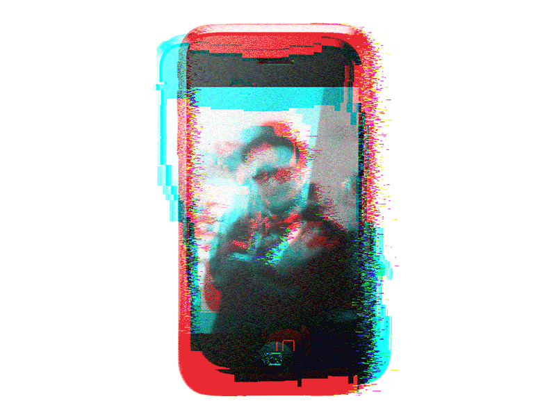 myself in iPold animation glitch iphone