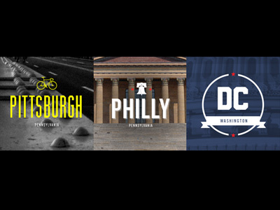 DC, Philly, Pittsburgh