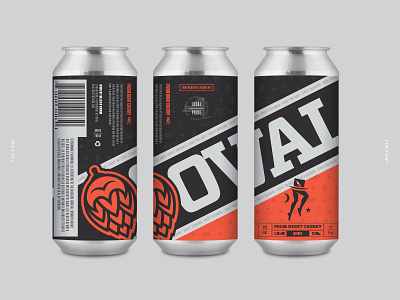 Oval Craft Brewing / Prom Night Cherry branding design packaging design