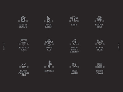 Oval Craft Brewing / Beer Icons