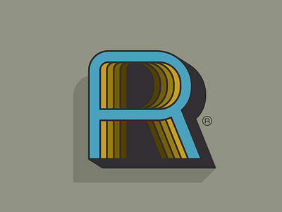 Typeface Exploration: R color design exploration graphic design letterforms type typography