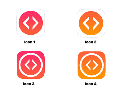 Coding App Icons coding flat design ios programming