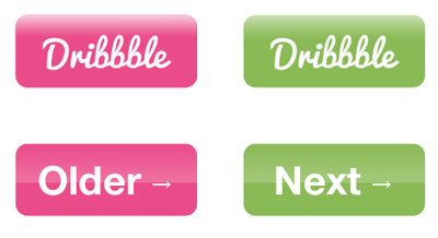 Dribbble Buttons