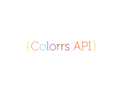 Colorrs API Logo