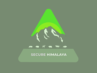 Himalaya animals design graphicdesign himalaya himalayas logo logodesign mountain mountains scenic snow un undp
