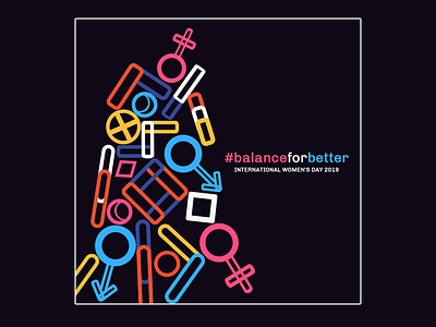 Balance For Better balance balance for better balanceforbetter equilibrium gender gender equality international womens day internationalwomensday poster poster design stack womens day womensday