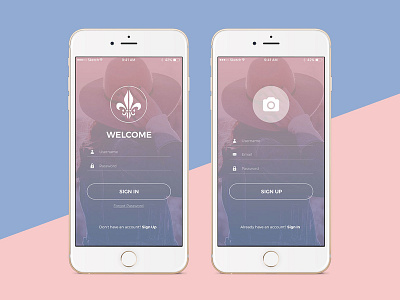 Daily UI #001: Sign Up app design sign in page sign up page ui