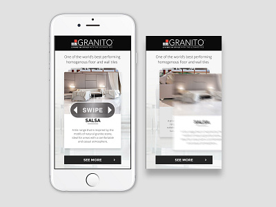 Granito - Interactive Rich Media Ad branding design mobile ad design rich media ui