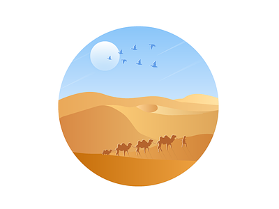 illustration of desert illustration