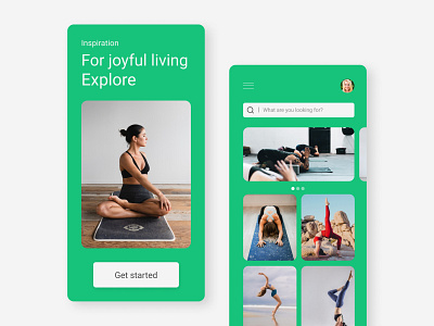 Explore joyful app branding design flat graphic design illustration logo minimal mobile ui