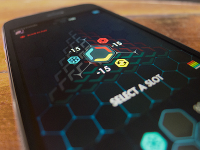 Mesa Interface app game hexagon icons interface ios minimal scouts tile ui ux