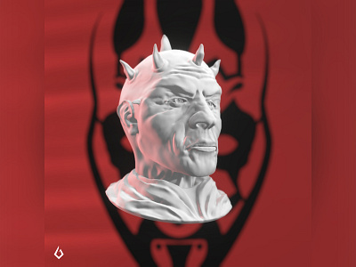 Sculpt January 2020 : Day 10 b3d blender blender3d darthmaul sculpt sculpting sculptjanuary sculptjanuary2020 sculpture sith sithlord starwars