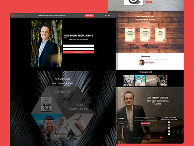 Design and Development For A Lawyer Website