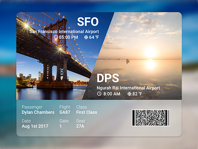 Daily UI Challenge #11 Flight Boarding App app boarding challenge flight iphone sketch app ticket ui user interface