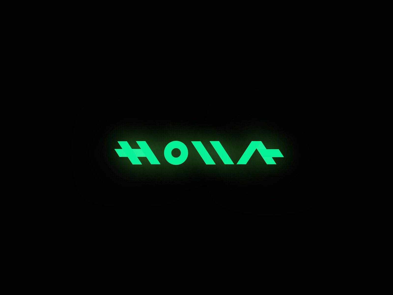 Holla Logo Reveal 2d ae after effects design glow logo logo animation logo reveal mds motion design motion designer motion graphics vector