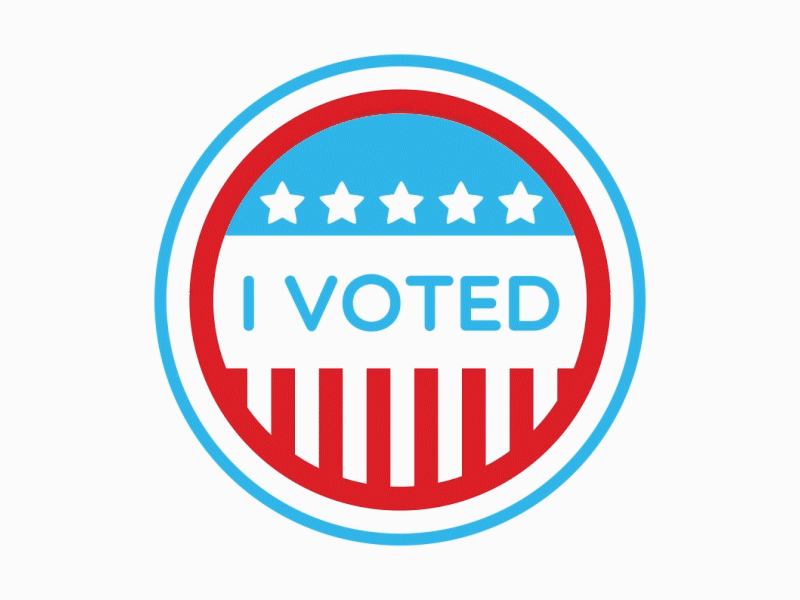 #Vote2018 design gif logo loop motion design vote