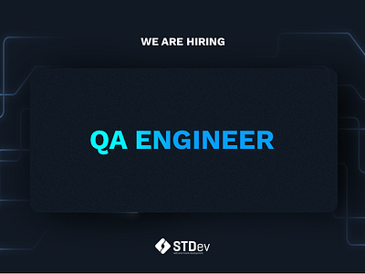 Job Poster: QA Engineer job poster poster qa engineer